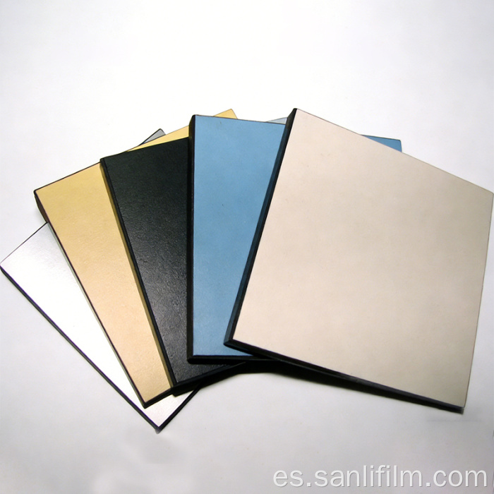 Película protectora de laminados de alta presión